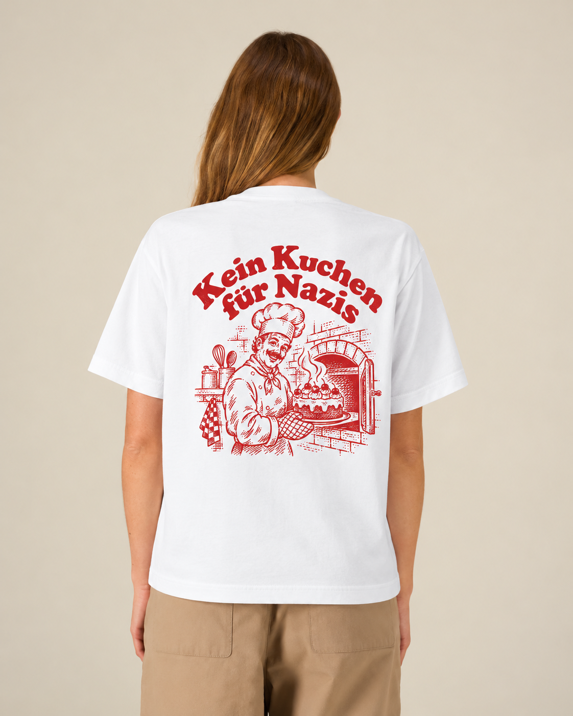 Kein Kuchen für Nazis – T-Shirt