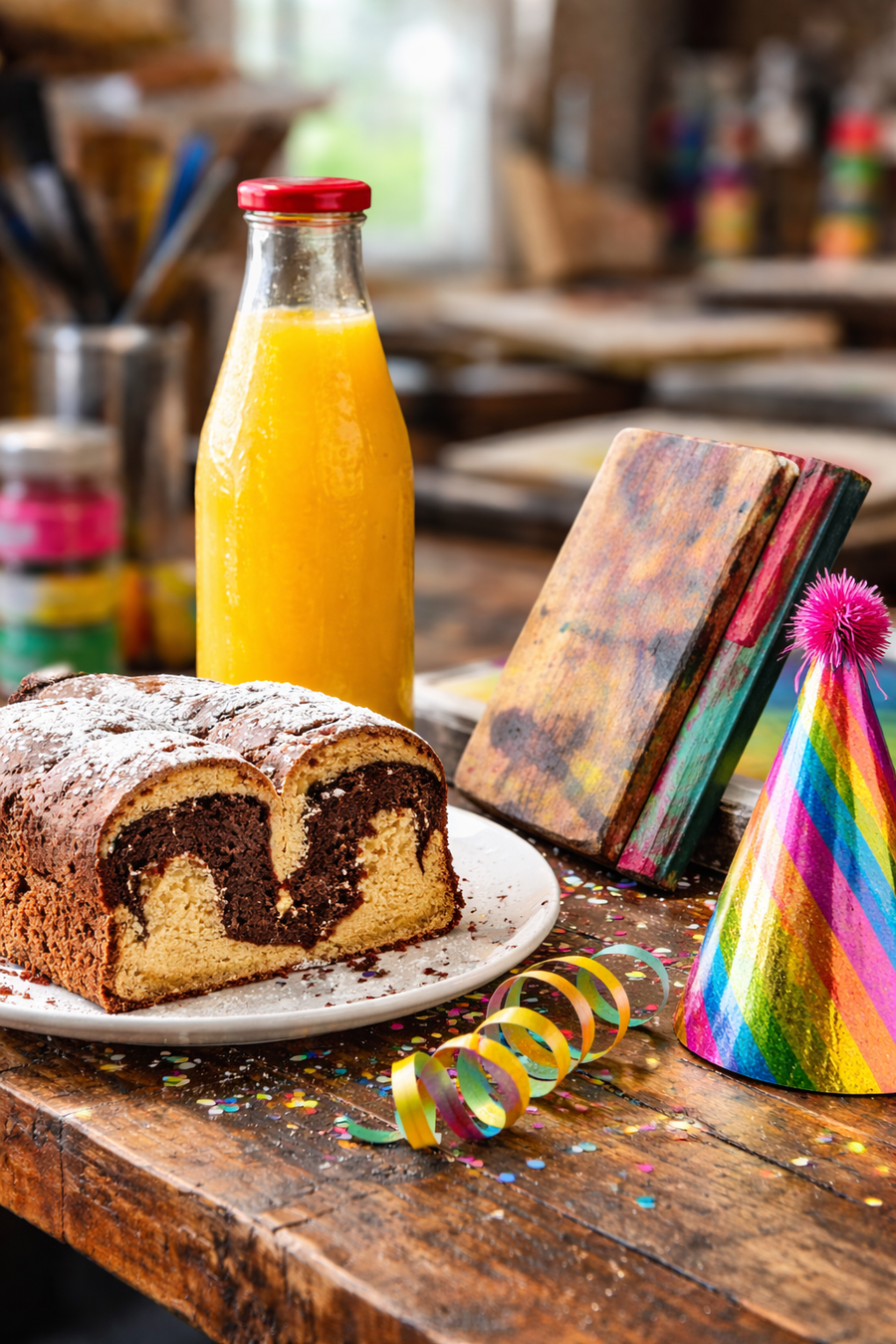 Farbe, Kuchen & Fantasie
