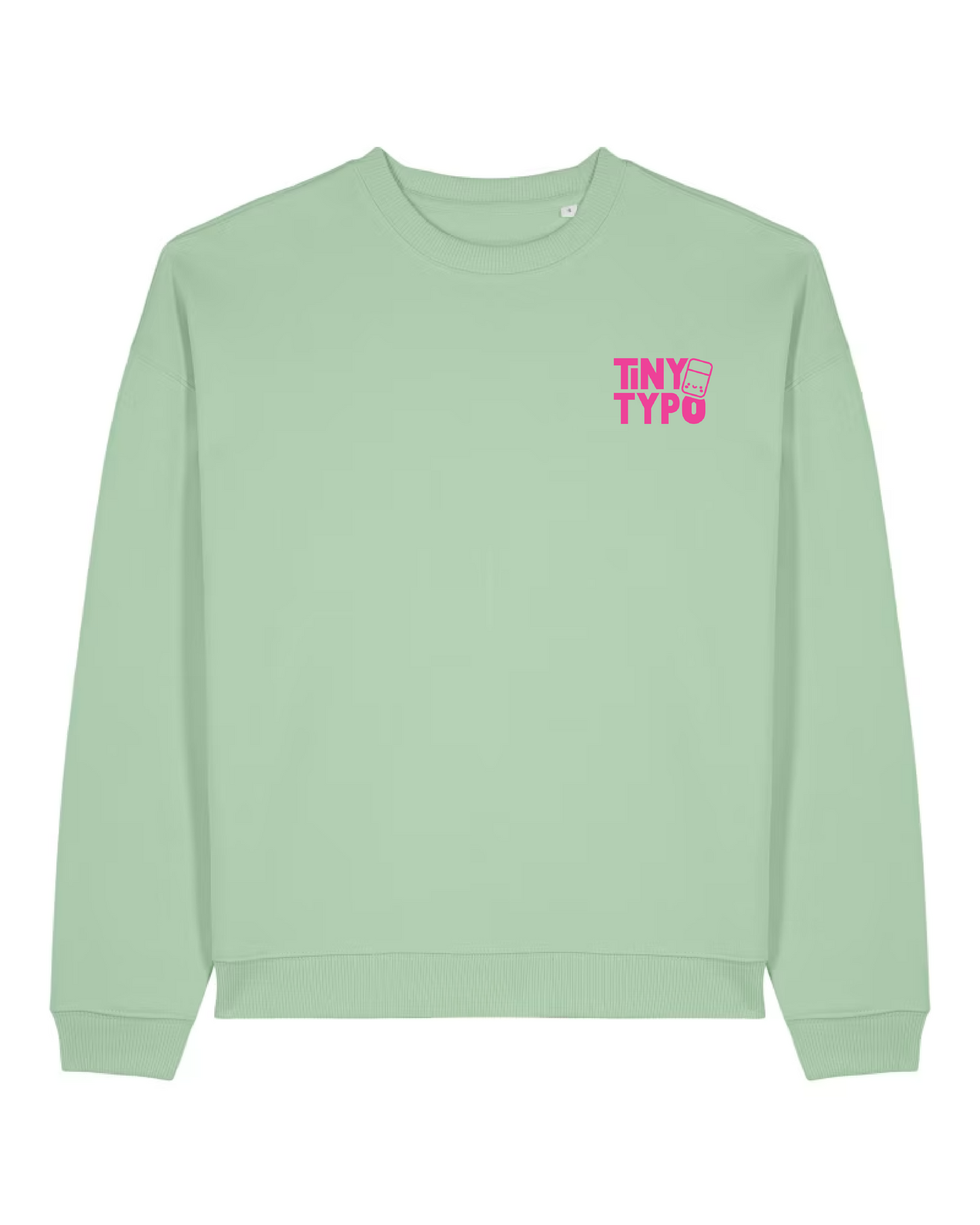 „Glitzer Edition“ Print mit Tiny Typo Logo für Stadtbild Pulli