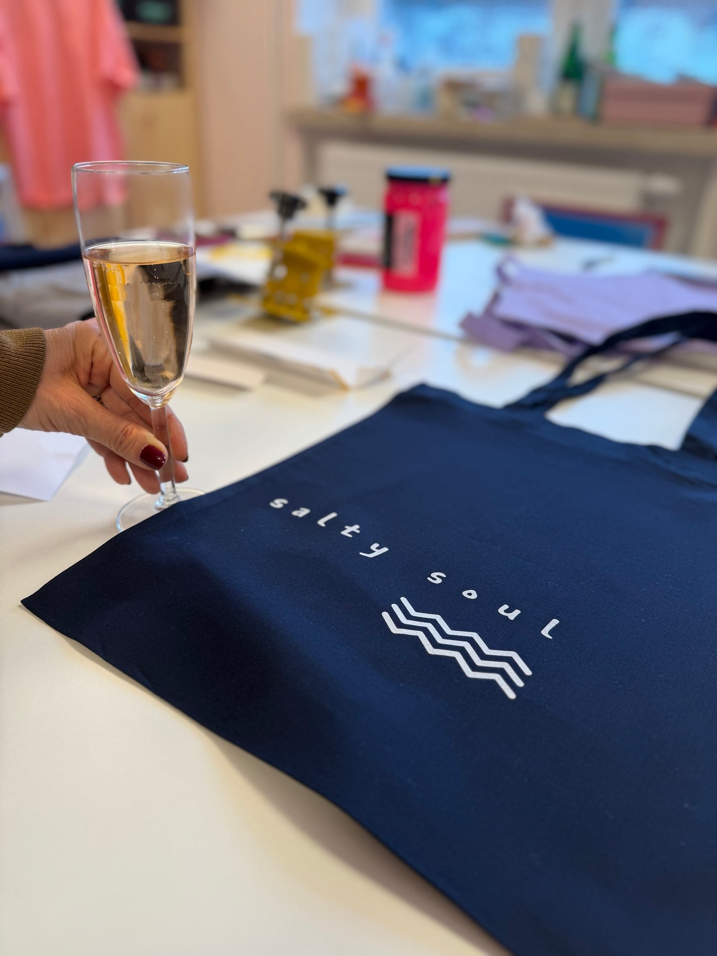 Siebdruck-Workshop Print & Prosecco